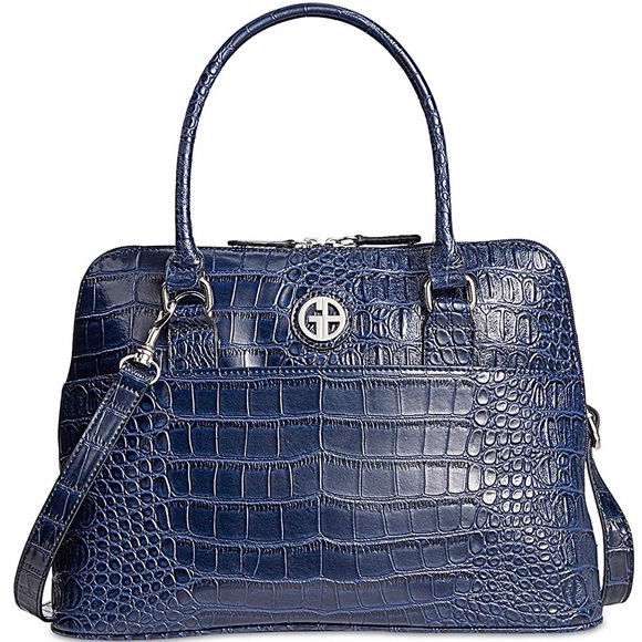 Giani Bernini Crocodile Dome Satchel - Picture 1 of 4
